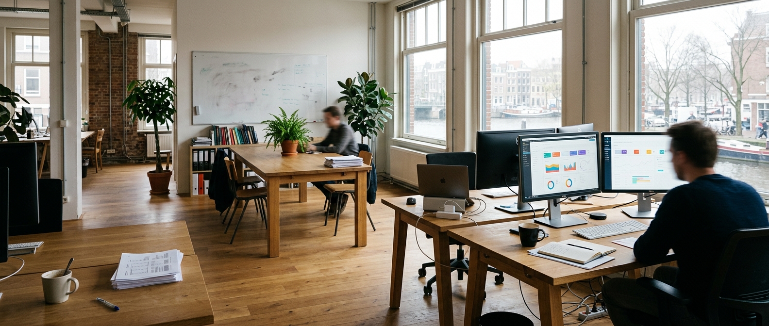 Het kantoor waar aan jouw Google Ads-campagnes wordt gewerkt